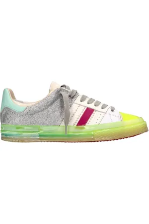 Hidnander Sko, Dame, Flerfarvet, 40 EU, Læder, Sneakers MultiColour