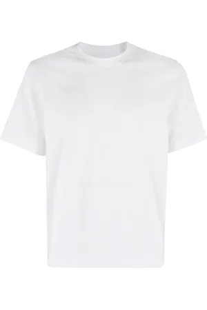Circolo Top, Herre, Hvid, S, Bomuld, Hvid Bomuld Jersey T-Shirt