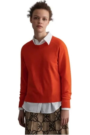 GANT Strik, Dame, , S, Cashmere, Cashmere Rundhalset Sweater