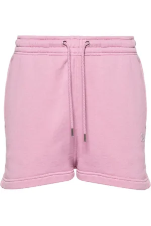 Maison Kitsuné Shorts, Dame, Lyserød, S, Bomuld, Blossom Baby Fox Shorts