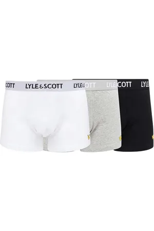 Lyle & Scott Undertøj, Herre, Flerfarvet, S, Bomuld, Basic Boxer Underwear 3-pak