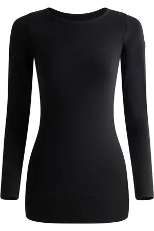 Fusalp Top, Dame, Sort, M/L, Cashmere, Troop Col Rond Thermal Layer