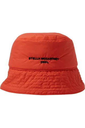 Stella McCartney Tilbehør, Dame, , 58 CM, Uld, Quilted Logo Bucket Hat