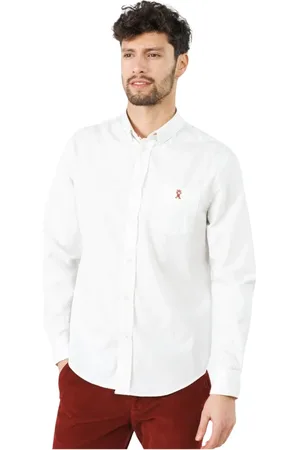 Vicomte A. Skjorte, Herre, Hvid, 2XL, Bomuld, Bomuld Lyocell Chemise