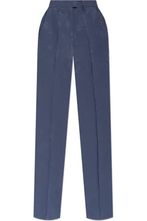 Etro Bukser, Dame, Blå, S, Creased Bukser