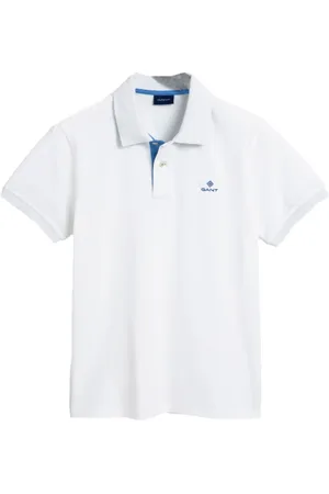 GANT Top, Herre, Hvid, 2XL, Polo Rugger