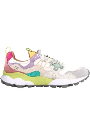 Flower Mountain Sko, Dame, Flerfarvet, 41 EU, Nylon, Yamano 3 Suede/Nylon Sneakers