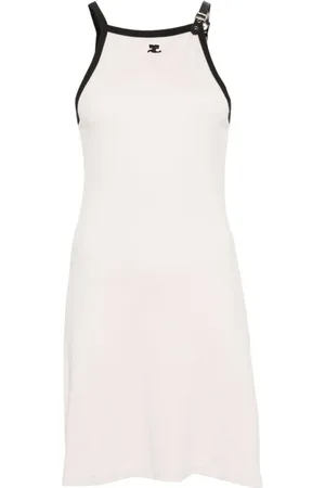 Courrèges Kjole, Dame, , M, Bomuld, Bomuldskjole