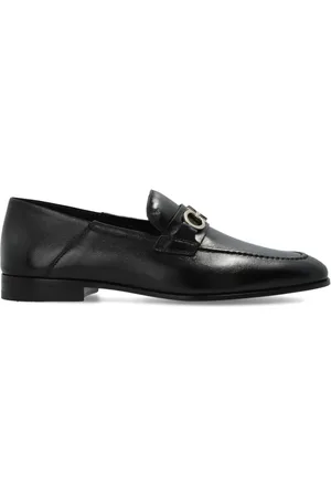 Salvatore Ferragamo Sko, Herre, Sort, 39 EU, Læder, Biarritzt Loafers