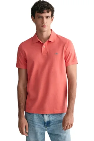 GANT Top, Herre, Lyserød, S, Bomuld, Klassisk bomuldspoloshirt