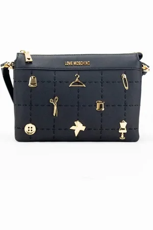 Moschino Taske, Dame, Sort, ONE SIZE, Uld, Ecopiel Skuldertaske