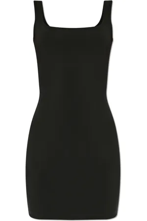 Entire Studios Kjole, Dame, Sort, 2XS, Nylon, Square Mini Dress