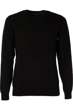 GAS Strik, Herre, Sort, M, Herre sweater
