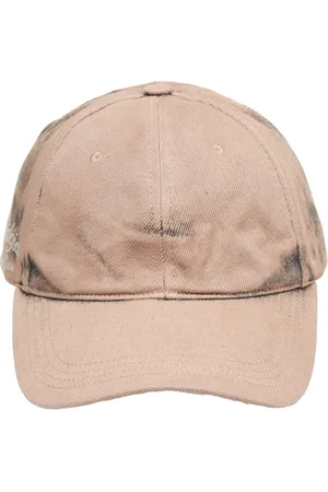 Golden Goose Tilbehør, Herre, Brun, ONE SIZE, Uld, Stilfuld Brun Baseballkasket med Logobroderi