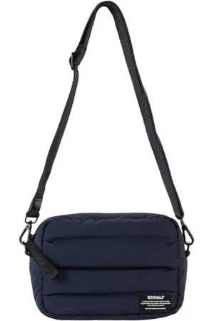 ECOALF Taske, Dame, Blå, ONE SIZE, Uld, Kompakt Marineblå Skuldertaske Padalf