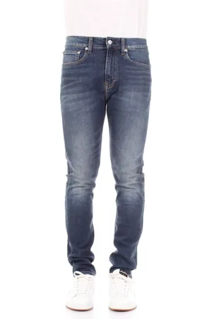 Calvin Klein Jeans, Herre, Blå, W30, Bomuld, Blå Skinny Jeans Moderne Klassiker