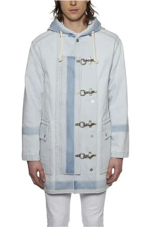 Maison Margiela Jakke, Herre, Blå, S, Bomuld, Doubled Jeans Bomberjakke