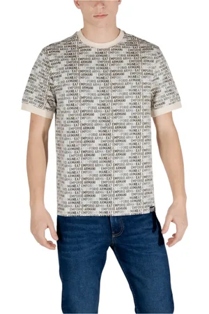 EA7 Top, Herre, , M, Bomuld, Printet Bomulds T-shirt