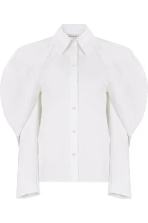 Nina Ricci Bluser & Skjorter, Dame, Hvid, S, Bomuld, Halter Bluse med Sløjfedetalje