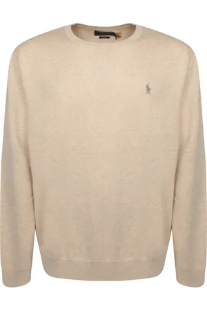 Ralph Lauren Sweathshirts & Hoodies, Herre, , M, Bomuld, Melange Bomuld Crew Sweater