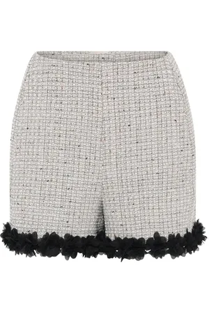 Bruuns Bazaar Shorts, Dame, Grå, XS, Uld, Gråternede Shorts Knickers