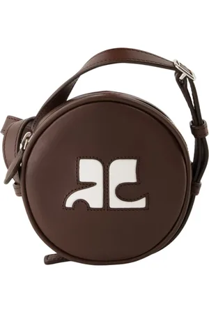 Courrèges Taske, unisex, Brun, ONE SIZE, Læder, Læder Circle Taske