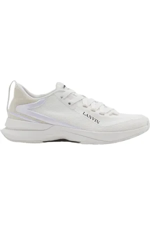 Lanvin Sko, Herre, Hvid, 42 EU, Læder, Mesh Runner Letvægts Sneakers