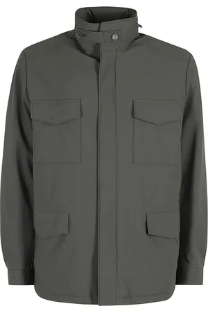 Duno Jakke, Herre, Grøn, M, Uld, Stretch Microfiber Field Jacket