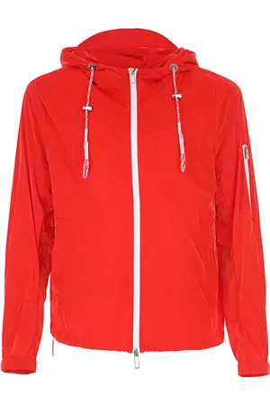 Emporio Armani Sweathshirts & Hoodies, Herre, Rød, 2XL, Uld, Rød Gl Effect Hættejakke