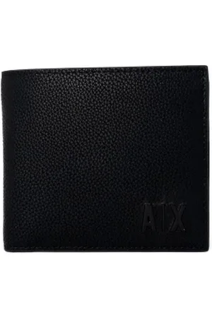 Armani Exchange Tilbehør, Herre, Sort, ONE SIZE, Polyester, Sort Enkel Herre Pung