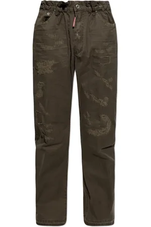 Dsquared2 Bukser, Herre, Grøn, XS, Bomuld, Bukser Big Brother