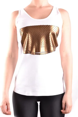 Elisabetta Franchi Top, Dame, Hvid, L, Sleeveless Top