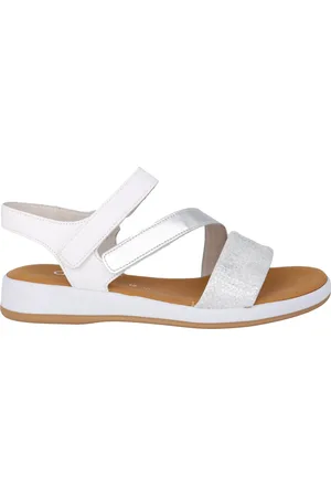 Gabor Sko, Dame, Grå, 42 1/2 EU, Uld, Stilfulde flade sandaler