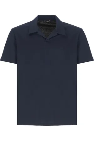 Dondup Top, Herre, Blå, XL, Bomuld, Blå Bomulds Polo Shirt