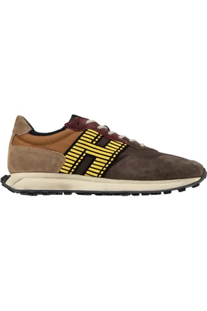 Hogan Sko, Herre, Flerfarvet, 41 1/2 EU, Læder, Suede Sneakers med læderfor
