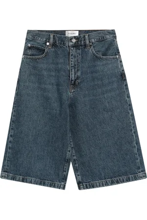 Frame Shorts, Dame, Blå, W28, Denim, Boy Short Bermuda Shorts