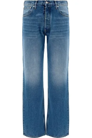 Maison Margiela Jeans, Herre, Blå, W30, Denim, Casual Loose Fit Denim Jeans