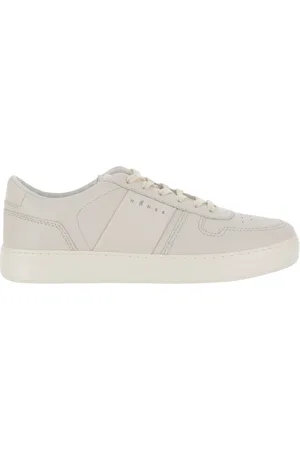 Hogan Sko, Herre, Hvid, 43 EU, Læder, Hvide Læder Sneakers