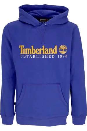 Timberland Sweathshirts & Hoodies, Herre, Blå, L, Bomuld, 50 års jubilæums hættetrøje