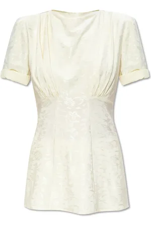 Jil Sander Bluser & Skjorter, Dame, , M, Uld, Top med blomstermotiv