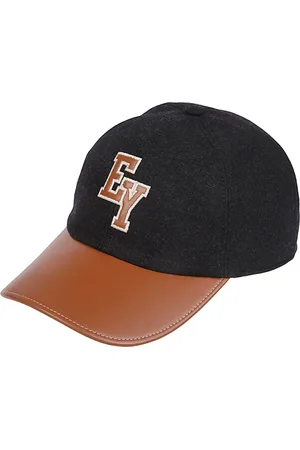 ELEVENTY Tilbehør, Herre, Sort, ONE SIZE, Bomuld, Flannel og Ruskind Baseball Kasket