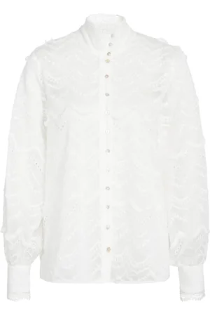 Bruuns Bazaar Bluser & Skjorter, Dame, Hvid, S, Polyester, Purslanebbvinika Skjorte