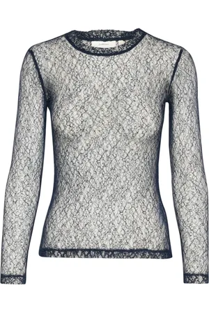 INWEAR Top, Dame, Blå, 2XS, Marine Blonde Top Blouse