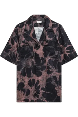 DRIES VAN NOTEN Skjorte, Herre, Flerfarvet, M, Kortærmet skjorte