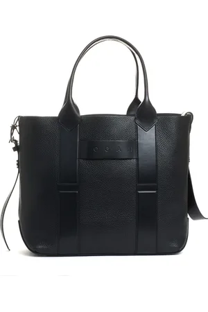 Hogan Taske, Dame, Sort, ONE SIZE, Læder, Script Medium Shopping Bag