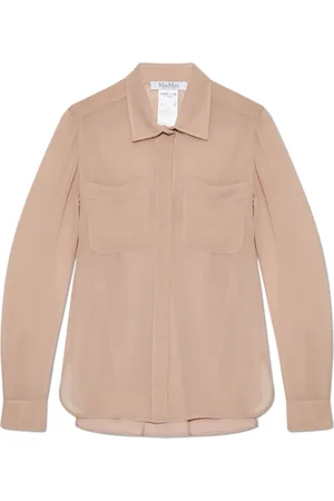 Max Mara Bluser & Skjorter, Dame, Lyserød, 2XS, Satin, Ercole Shirt