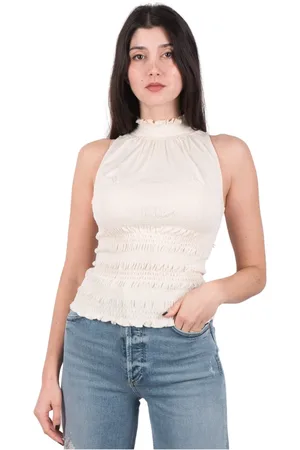 Frame Top, Dame, Hvid, XS, Ærmeløs Top
