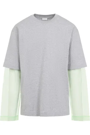 DRIES VAN NOTEN Top, Herre, Grå, L, Bomuld, Grå T-shirt