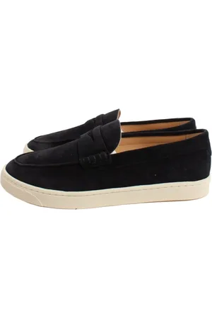 Brunello Cucinelli Sko, Herre, Blå, 40 EU, Læder, Navy Moccasins