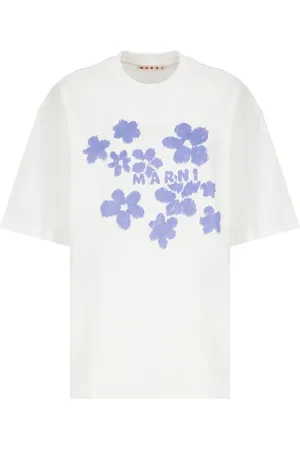 Marni Top, Dame, Hvid, XS, Bomuld, Bomulds T-shirt